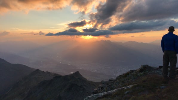 Abendstimmung an der Sonnenspitze